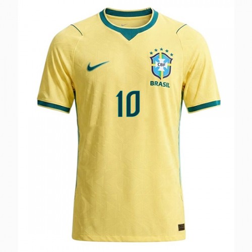 Brasilien Vinicius Junior #10 Replika Hemmatröja VM 2026 Kortärmad